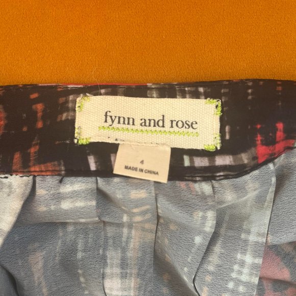 Anthropologie - Fynn&Rose - Autumn Colors - Pleated Midi Skirt w/Pockets - Picture 4 of 4